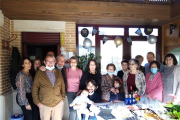 Victoria Pérez cumple 100 años rodeada de sus familiares.-HDS
