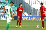 Ripa se lamenta de una acción durante el partido ante el Betis. / ÁREA 11-