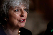Theresa May en un acto en LondreS.-REUTERS