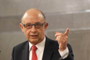 El ministro de Economía y Hacienda, Cristobal Montoro-El Mundo