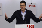 El secretario general del PSOE, Pedro Sánchez.-Foto: AGENCIAS