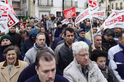 Una de las manifestaciones del pasado verano en San Leonardo. / A. M. -