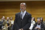 El alcalde de Valladolid, Francisco Javier León de la Riva, en el juicio por desobediencia que se celebró el pasado 27 de abril.-EL PERIÓDICO