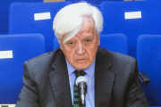 El exasesor jurídico de la casa real, José Manuel Romero, conde de Fontao en su declaración como testigo ante el tribunal de Palma por el 'caso Nóos'.-CATI CLADERA
