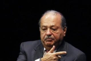 Carlos Slim, durante una conferencia en México.-