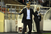 Arrasate también vio dos penaltis a favor del Numancia en la primera parte.-Diego Mayor