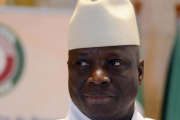Jammeh, en una imagen de archivo, en marzo del 2014.-AFP