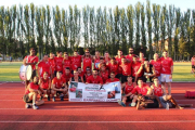 Integrantes del Club Atletismo Numantino que el pasado fin de semana compitieron en Burgos.-D.S.