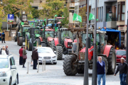 Los tractores tomaron las calles principales de la ciudad-A. M.