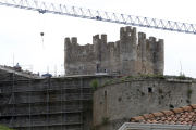 Obras en el castillo de Berlanga.- L.A.T.
