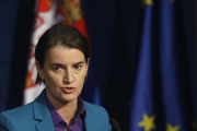La Primer Ministra de Serbia, Ana Brnabic.-AP