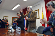 Un momento de la sesión plenaria en la que se celebra el sorteo, simbólico, de las móndidas.-MARIO TEJEDOR
