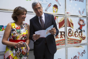 La consejera de Cultura y Turismo, Josefa García Cirac, y el alcalde de Ávila, José Luis Rivas, presentan la tercera edición del Festival Internacional de Circo de Castilla y León, Cir&co-Ical