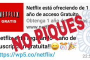 Captura de pantalla del bulo de Netflix gratis en Whatsapp.-