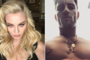 Madonna y el modelo luso Kevin Sampaio, su nuevo amor.-