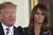 Trump y su esposa, Melania.-/ AP / SUSAN WALSH