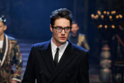 Levy Dylan, en la pasarela de la Fashion Week de Milán, el pasado martes 17 de enero.-DOLCE&GABBANA