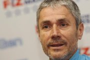 Martín Fiz, en la presentación de su desafío 'Fiz Marathon Majors'.-NACHO CASARES