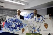 Estos son los puntos de partida de la Campaña de Abonados de la Temporada 2018-19, que hoy han puesto de largo en el Estadio de La Romareda el Vicepresidente del Club, Fernando Sainz de Varanda, y el Director de Marketing, Carlos Arranz.-REAL ZARAGOZA