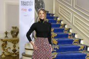 Manuela Velasco, en la presentación de la serie Traición.-RTVE