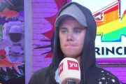 Justin Bieber solo estuvo ocho minutos en el programa radiofónico de Dani Mateo.-