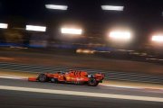 Charles Leclerc, durante su exhibición en Bahréin.-AFP / ANDREJ ISAKOVIC