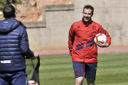 López Garai quiere volver a sonreír con una victoria hoy ante el Alcorcón.-Valentín Guisande
