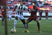 Manu del Moral es la referencia ofensiva del Numancia en estas jornadas con cinco goles marcados.-Diego Mayor