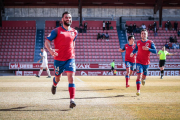 Lupo y Carrillo se han metido a la afición numantina en el bolsillo en apenas tres partidos. GONZALO MONTESEGURO