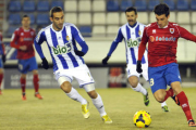 Natalio en el encuentro ante la Ponferradina en Los Pajaritos. / Diego Mayor-