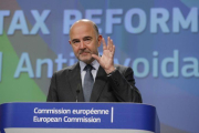 El comisario de Fiscalidad, Pierre Moscovici.-OLIVER HOSLET / EFE
