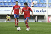 Víctor Andrés podría tomar el relevo de Nagore en el once inicial. / V. Guisande-