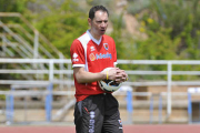 Machín dirigirá mañana su último partido como técnico del Numancia. / Valentín Guisande-