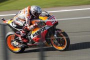 Marc Márquez (Honda) ha vuelto a ser hoy el mejor en los últimos test de Valencia.-ALEJANDRO CERESUELA