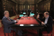 Manuel Campo Vidal y Alfredo Pérez Rubalcaba.-EL PERIÓDICO