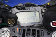 Cuadro de mandos ('display') de la Yamaha M1 de Jorge Lorenzo.-EMILIO PÉREZ DE ROZAS