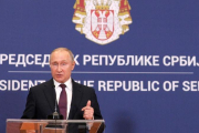 El presidente de Rusia, Vladimir Putin, en una rueda de prensa en Serbia.-REUTERS / STOYAN NENOV