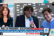 Juan Gabino Guirado, el doble de Puigdemont, en El programa de Ana Rosa-TELECINCO
