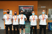 Jugadores del CB Soria que competirán este fin de semana en el Nacional senior. HDS