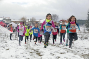 El circuito de Los Llamosos presentó un manto de nieve en la jornada de ayer.-MARIO TEJEDOR