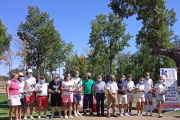 Foto de premiados en el torneo celebrado en el Club de Golf Soria. HDS