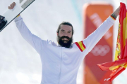 Regino Hernández muestra su felicidad en PyeongChang-SERGEI ILNITSKY (EPA)