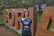 Carmen Carro, jugadora del Club Bádminton Valonsadero. HDS
