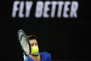 Djokovic, en plena exhibición camino de la final.-EPA