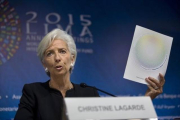 La directora gerente del FMI, Christine Lagarde.-