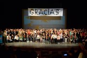 Foto ‘de familia’ en la gala de clausura del Certamen de Cortos.-ÁLVARO MARTÍNEZ