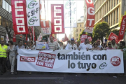 Manifestación de julio del 2012 contra los recortes aprobados por el Gobierno de Mariano Rajoy.-J. CASARES / EFE