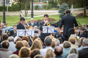 Concierto de la Banda para abrir las fiestas de Los Pajaritos. GONZALO MONTESEGURO