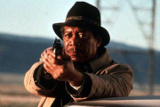 Morgan Freeman, en una escena de la pelicula 'Seven'.-