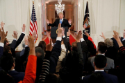 Trump, en rueda de prensa-KEVIN LAMARQUE (REUTERS)